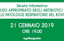 Serata Informativa: Uso appropriato degli antibiotici nelle patologie respiratorie del bovino | 21 Gennaio 2019 ore 19.00